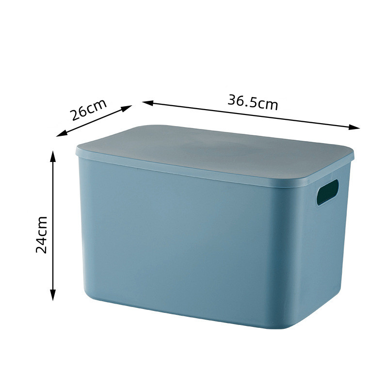 Plastic Storage Box Underwear Toy Stationery Organizer Makeup Jewelry Case Laundry Basket Kitchen Containers for Food with Lids: Chocolate