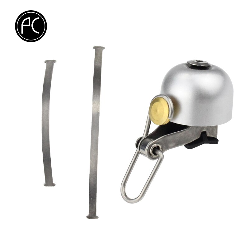PCycling Fahrradklingel Klassische Fahrradklingel retro Fahrradklingel Alarm Kupferring Lenkerhorn MTB Rennrad Zubehör Freie Größe: Weiß