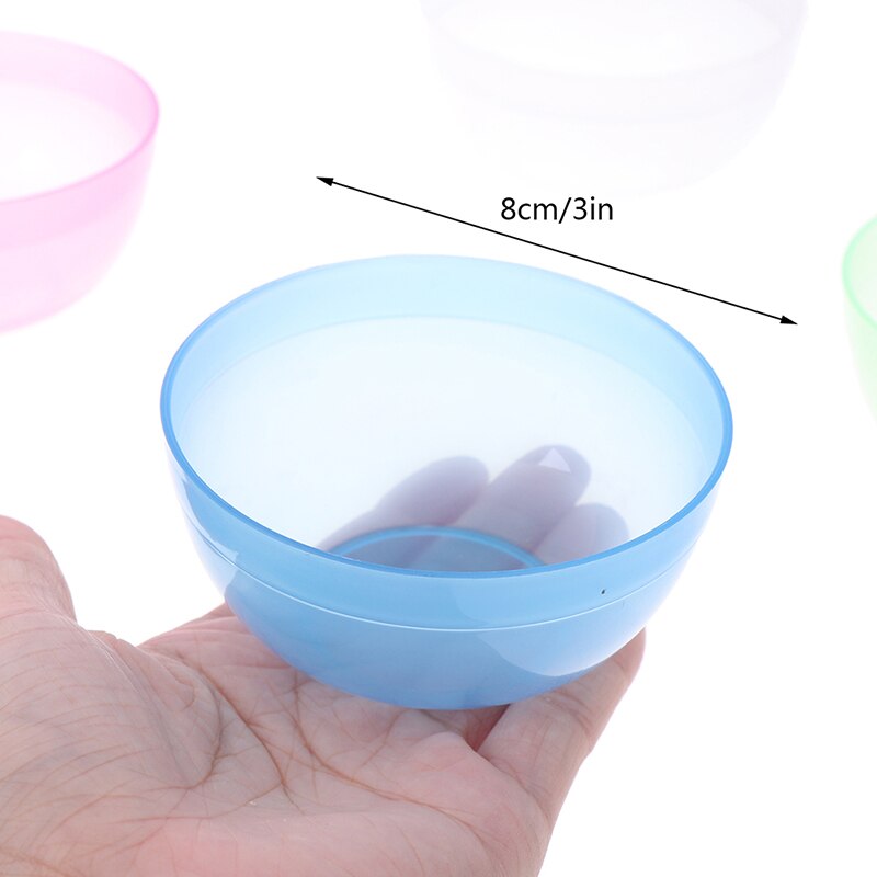 Juego de cuencos de plástico con cubrebocas, cuenco para máscara facial, maquillaje casero, belleza, 4 colores, 2 unidades