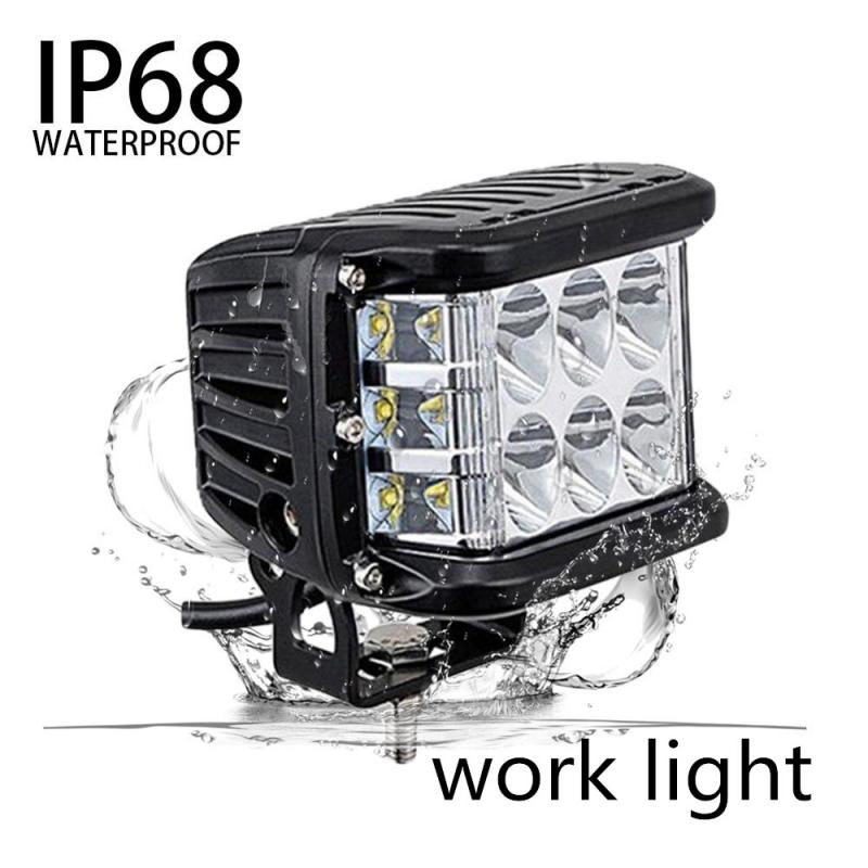 45W Kubus Kant Shooter Led Verlichting Sfeer Lamp Strobe Light Combo Beam Off Road Dual Side Voor Atv suv Truck Marine
