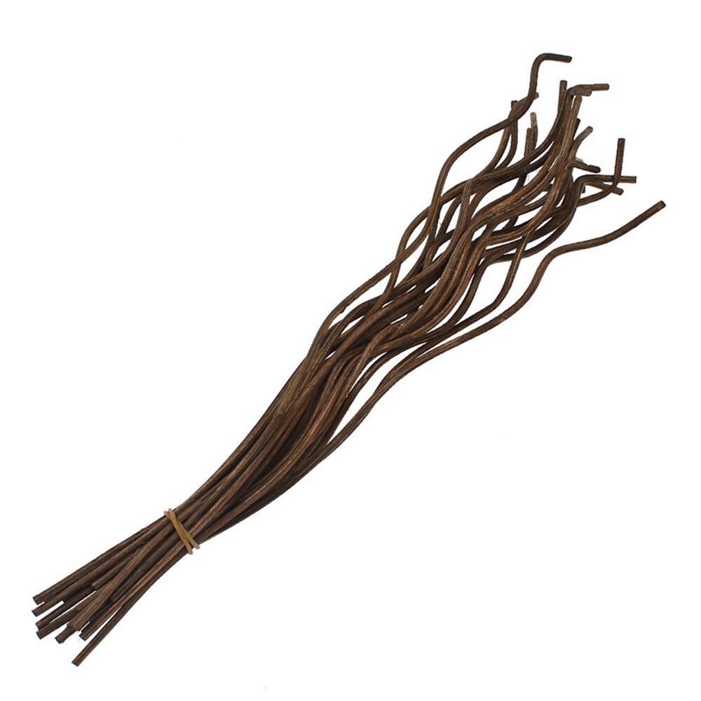20Stck Wellig Rattan Lufterfrischer Schilf Für Schlafzimmer Wc Diffusor Stöcke Heimat Dekor Flüchtigen Stock Diffusor Ersatz: Kaffee 20Stck