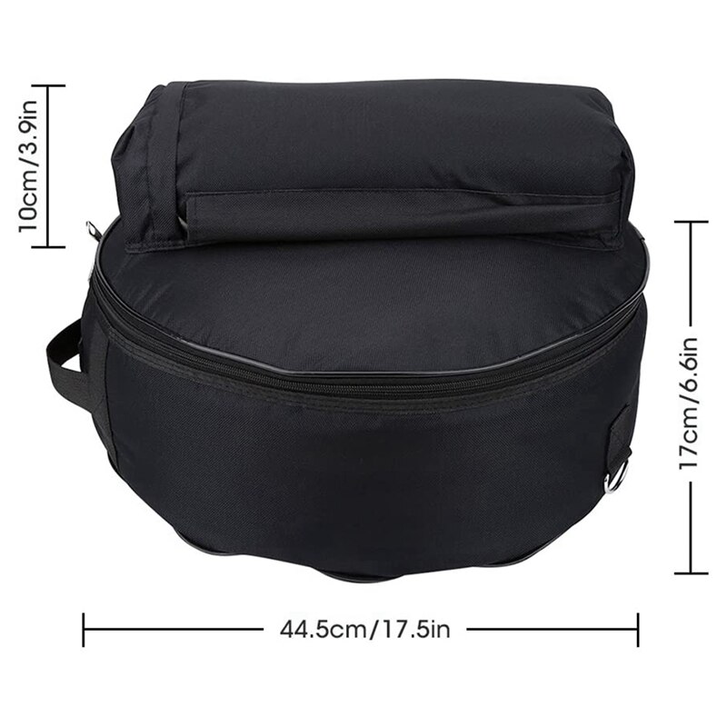 HK.LADE Snare Trommel Tasche, Tragbare Oxford Tuch Snare Trommel Rucksack Wasserdicht Fall mit Außerhalb Taschen Abnehmbare Schulter Gurt