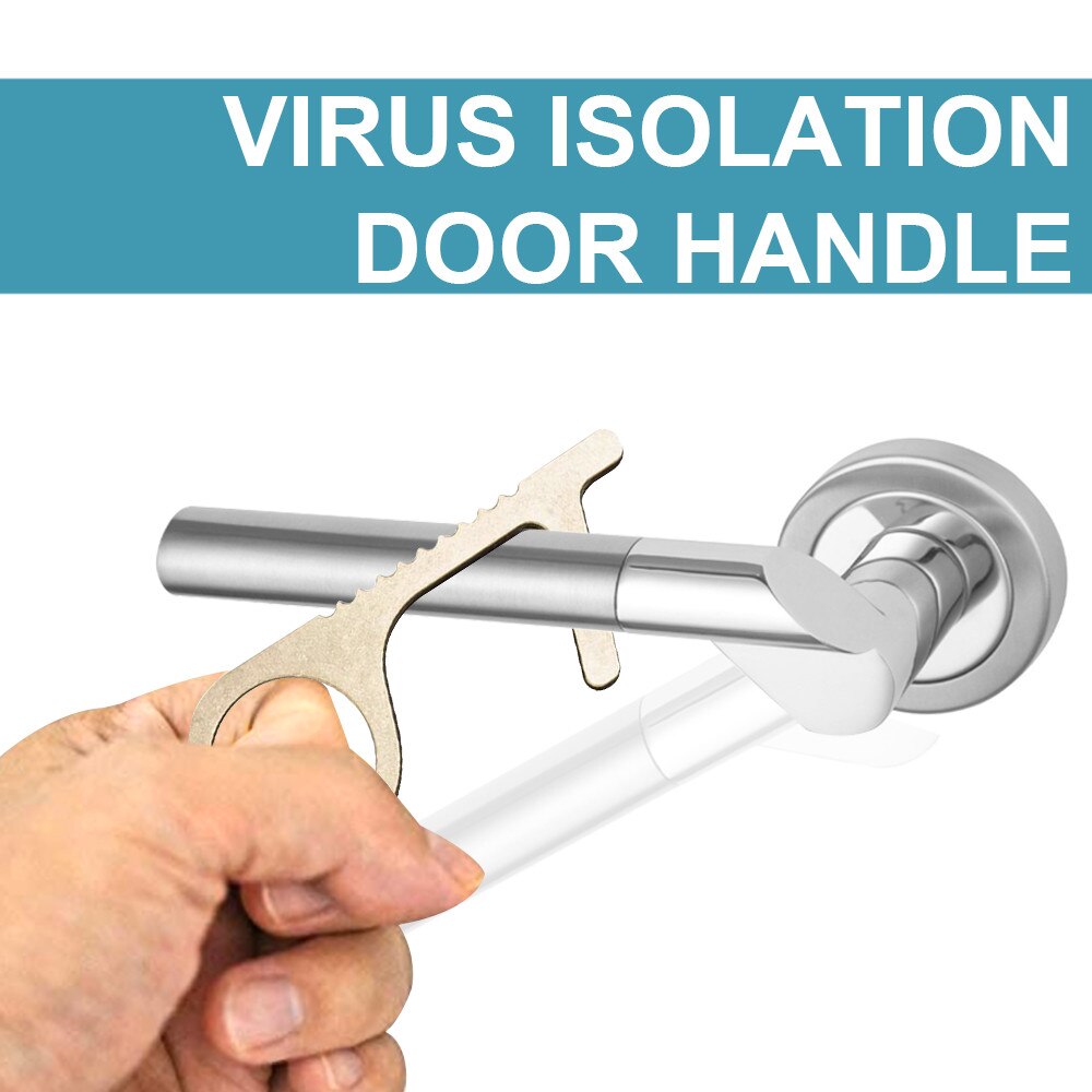 Contactless Safety Door Opener Safety Protection Isolation Brass Key Door Opener Door Opener Hands Free Touchless Foot Door Open