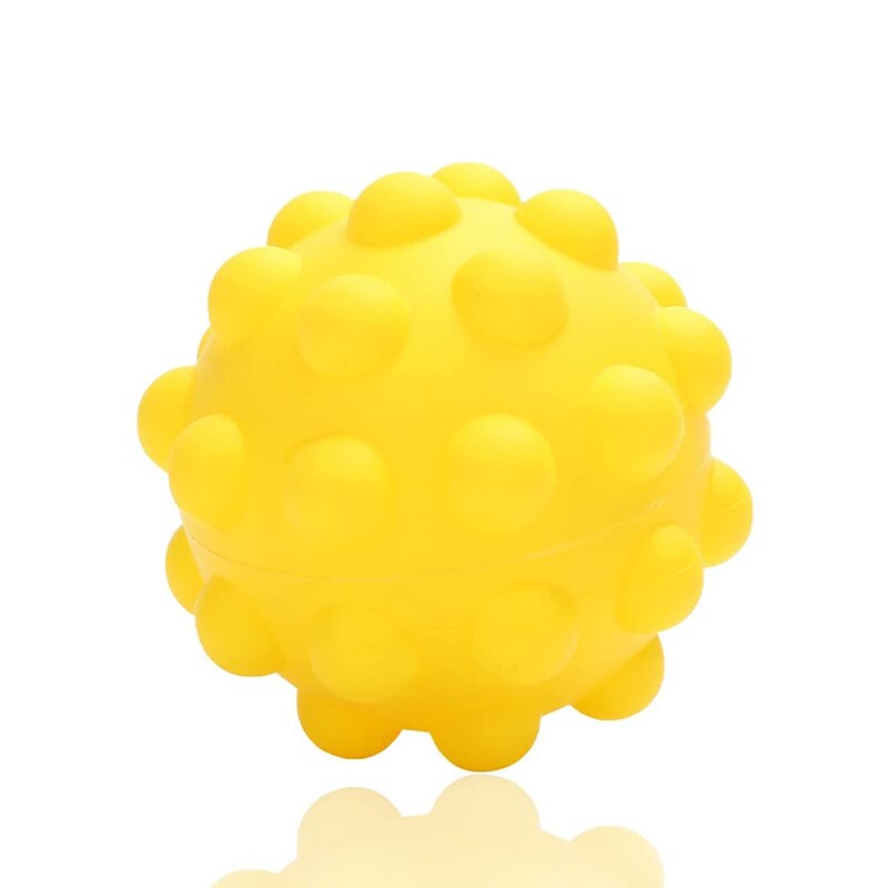 Push Bubble palla Antistress Silicone Fidget giocattoli semplice fossetta Antistress Antistress Extre Squishy Squeeze Finger Pop giocattolo sensoriale: F
