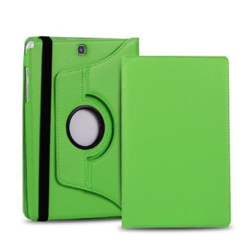 Rotating Case For Samsung Galaxy Tab A 9.7 inch SM-T550 SM-T555 SM-P550 SM-P555 tablet cover For Samsung Galaxy Tab A 9.7 case: Green