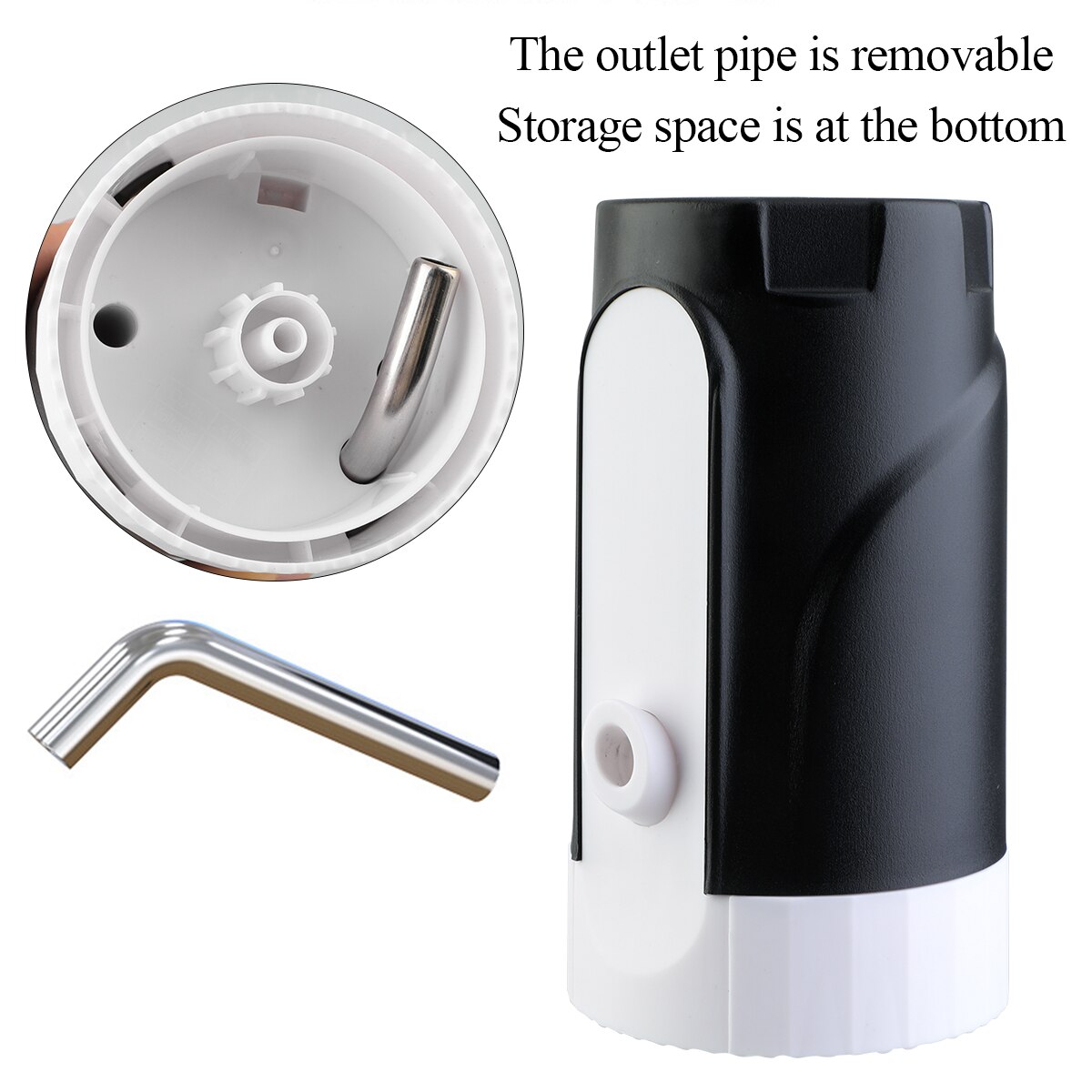 Automatic Electric Water Pump USB Charging Multi-interface Bottled Drinking Water Press Pump Dispenser Water Pumping Device