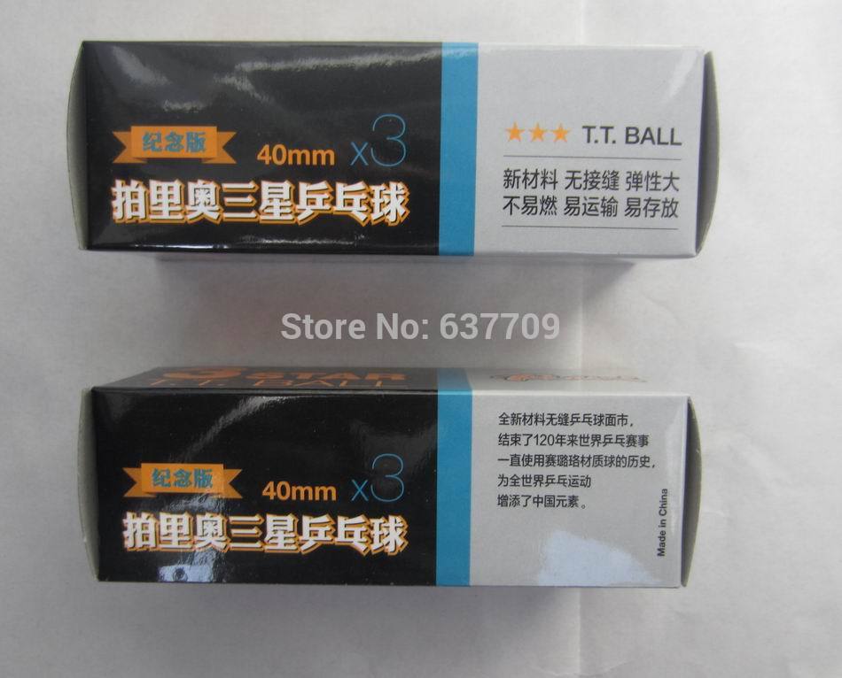 Original palio 40 edition seamless table tennis ball total 6pieces table tennis rackets racquet sports ITTF