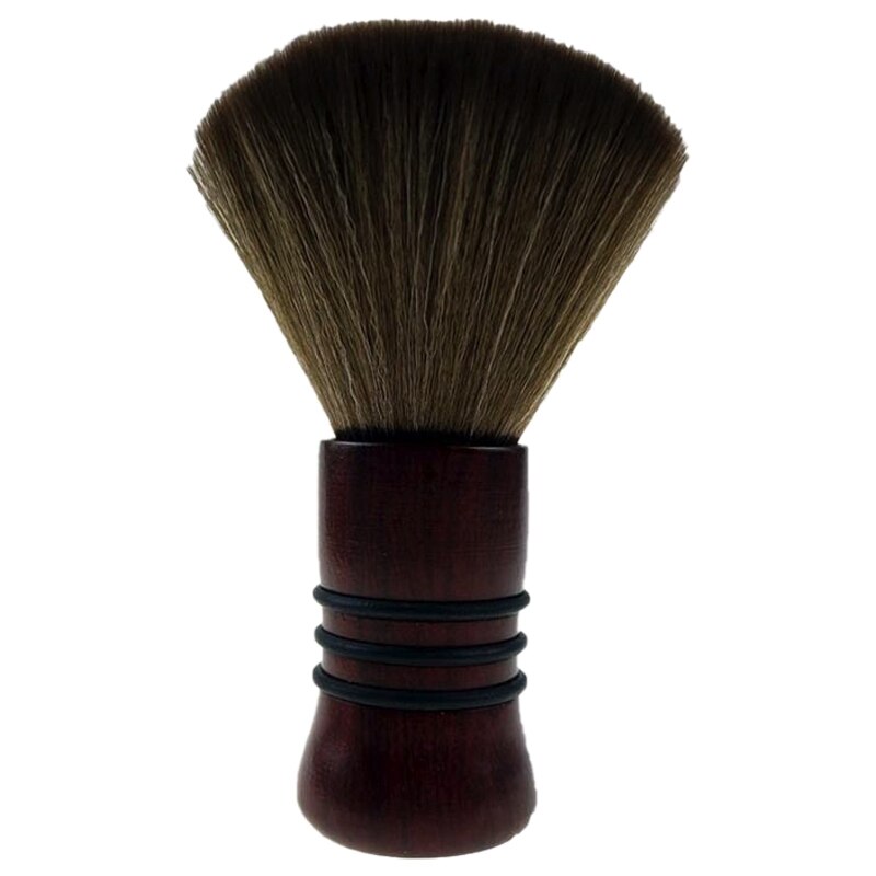 Haar Vegen Borstel, Kappers Nek Borstel, Kapsalon Gereedschap, Afstoffen Hout Zachte Borstel, Borstel: Default Title