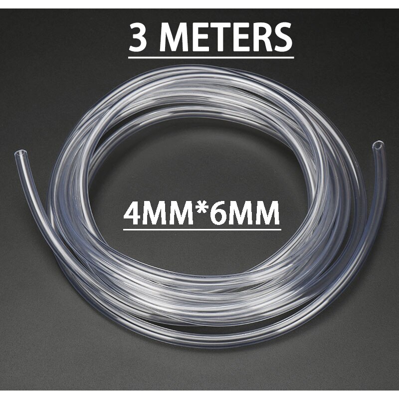 Aquarium CO2 One-Way Bubble Regulator Diffuser Single-Head Double-Head Needle Valve Regulator Fish Tank CO2 System Accessories: 4X6mm-3m