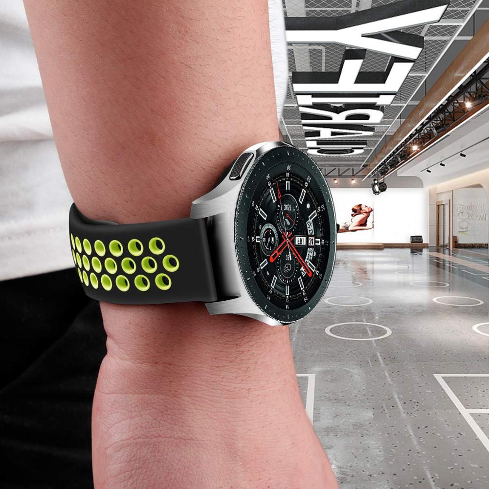 20mm pulseira para garmin vivoactive 3 música vivove hr silicone respirável pulseira esportiva para forerunner 245 645 venu sq cinta