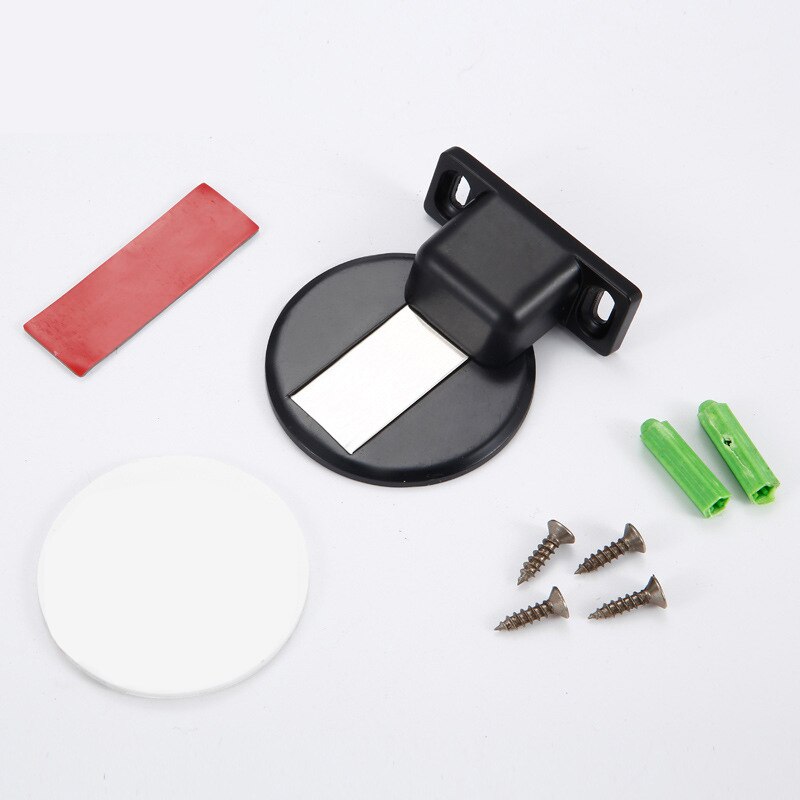 Magnetic Door Holder Stopper Invisible Doorstop Wall Floor Mount Safety Catch Stainless Steel Door Suction Bedroom Supplies: 5