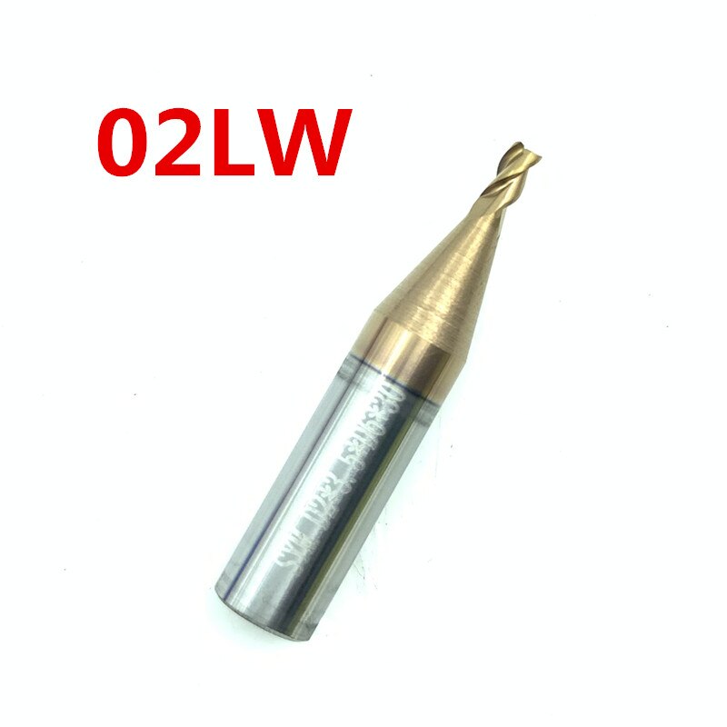 Carbide 2.0mm End Milling Cutter 02LW Key Cutter D747839ZB for SILCA FUTURA Key Cutting Machines