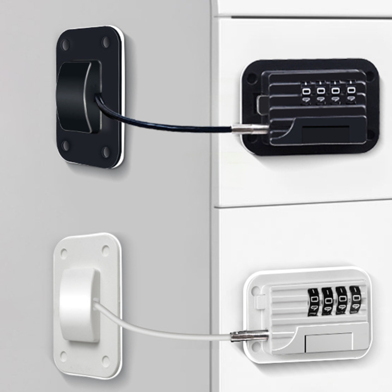 Window Refrigerator Lock high-rise anti-fall Safety Lock Positioning Password Lock Storage Cabinet No Drilling anti-theft Lock
