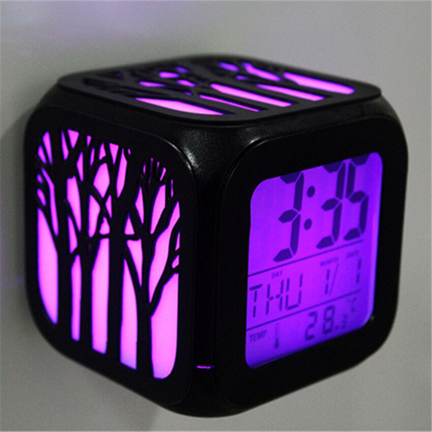 LED Mute Refrigerator Magnets Clock Fridge Magnet Souvenir Message Board Sticky Note Home Decoration 3D Kitchen Tools: Default Title