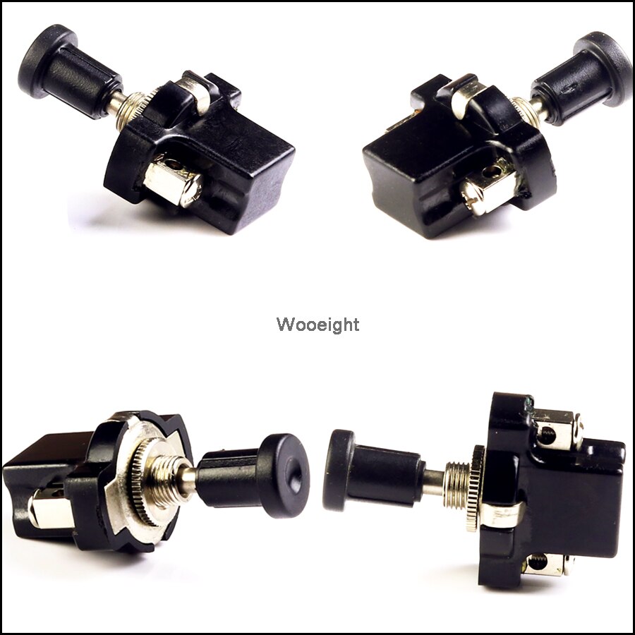 Wooeight 2Pcs Toggle Switch ASW-05 6V 30A Electrical Black Switch For Auto Cars Boats