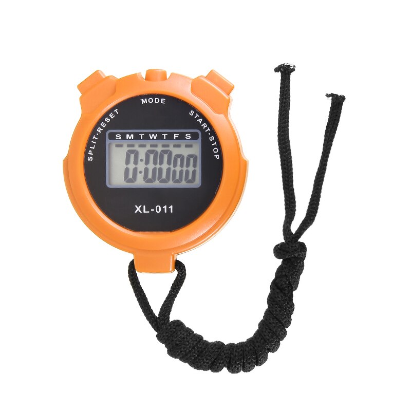 XL-011 LCD Chronograph Handheld Sports Timing Stopwatch Fitness Timer Counter Digital Display W/ Calendar Function
