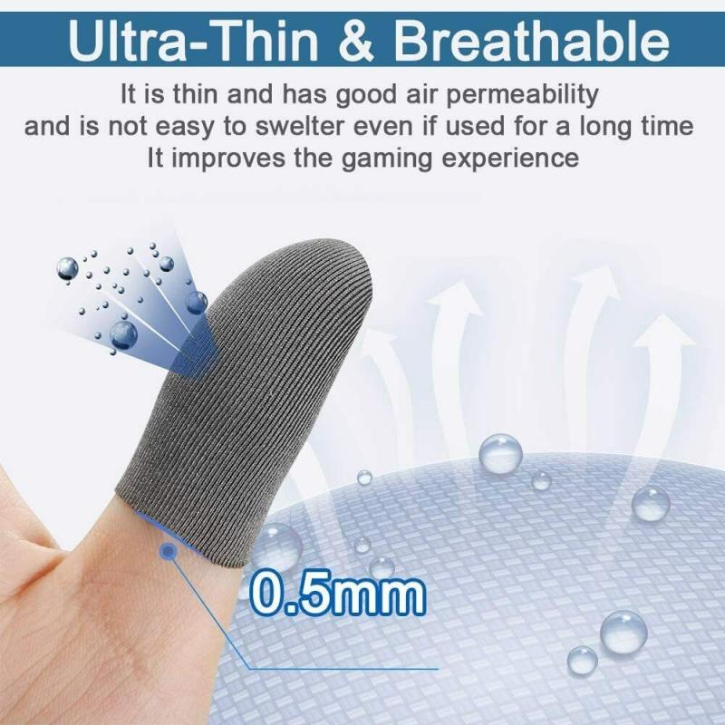 5 Paar Ademend Game Controller Vinger Cover Zweet Proof Gaming Vinger Handschoenen Non-Kras Mouw Gevoelige Nylon Mobiele Touch