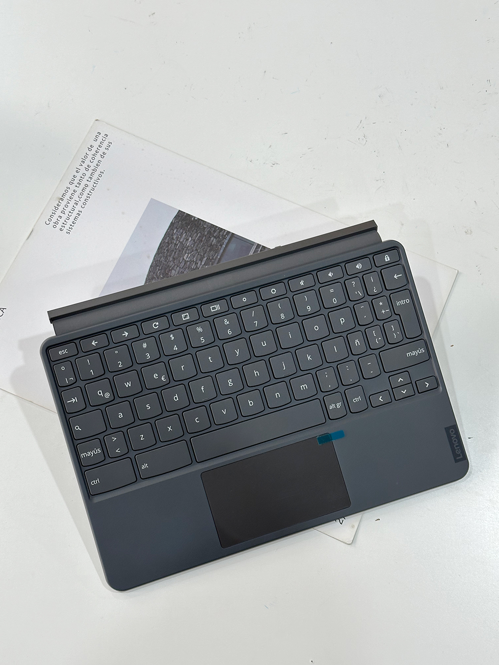 Stand Keyboard for Lenovo CT-X636F Ideapad Duet Chromebook 10.1 Tablet Bracket Cover Case