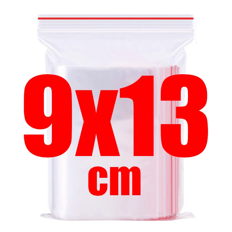 Self Sealing Clear Plastic Poly Bag Resealable Zip Bags Food Storage Pill Jewelry Package Reclosable Vacuum Fresh Sack: XL / Pink