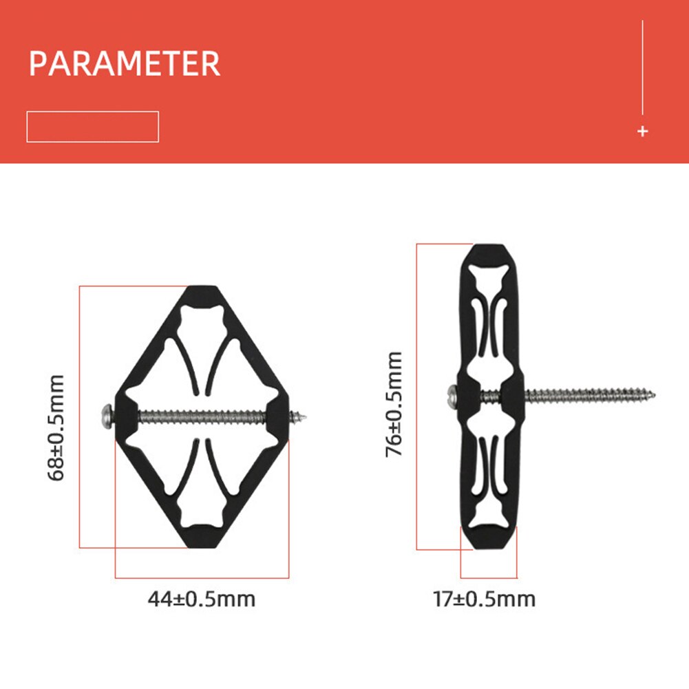10 Stuks Socket Wall Mount Switch Box Reparatie Apparaat Bodem Doos Reparatie Accessoires Voor Elektrische 86X86Mm Muur cassette