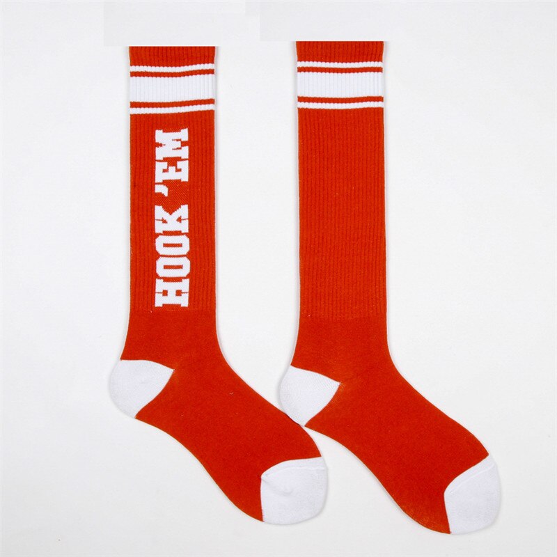 Di lusso plaid Calzini E Calzettoni della Donna Al Ginocchio di Modo Del Cotone Lungo Colorate di Alta Qualità Femminile Gamba Calzini E Calzettoni dell'annata di Hiphop di skateboard Calzino: stile 7