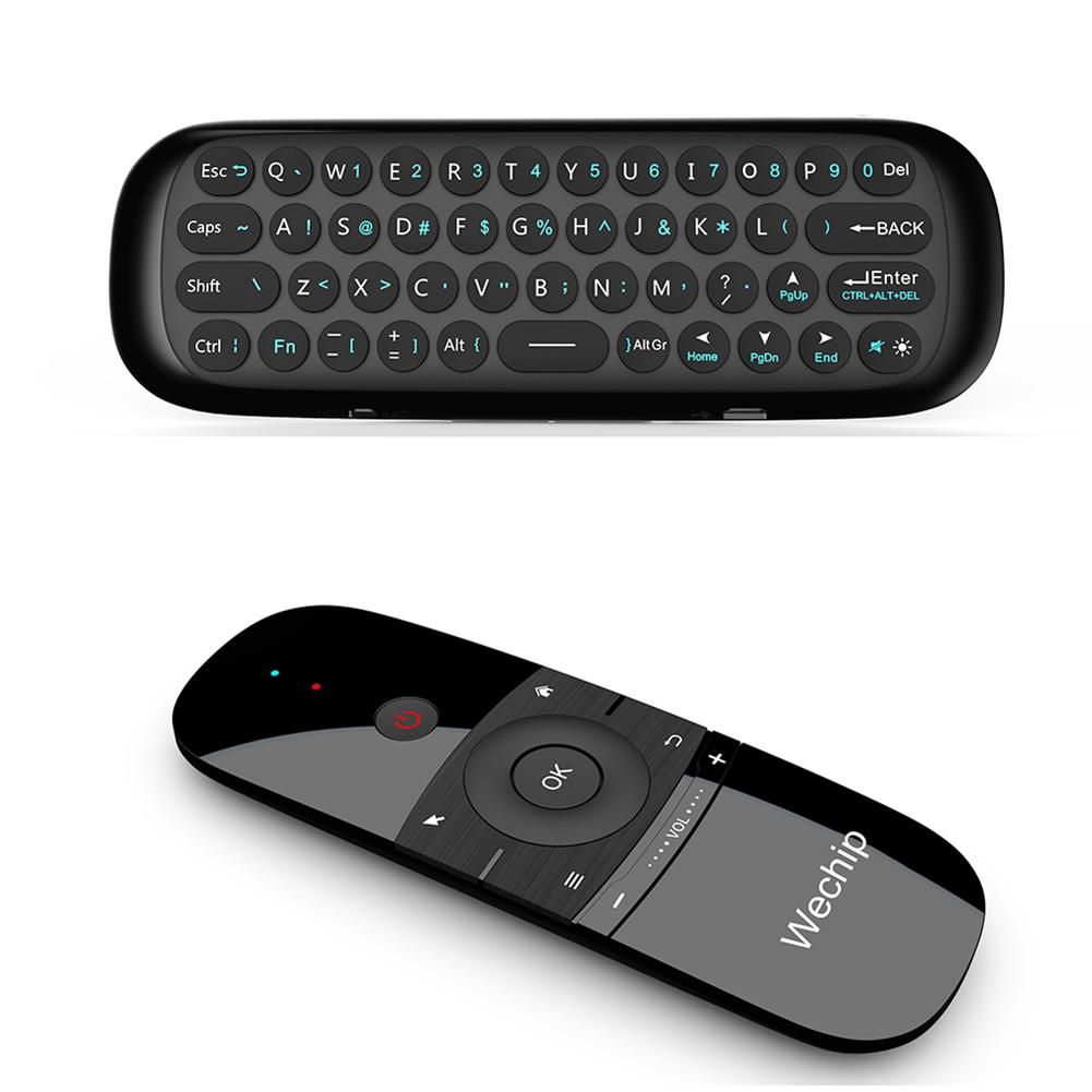 W1 2.4G Draadloos Toetsenbord Air Mouse Smart Afstandsbediening Voor Android Tv Box Pc