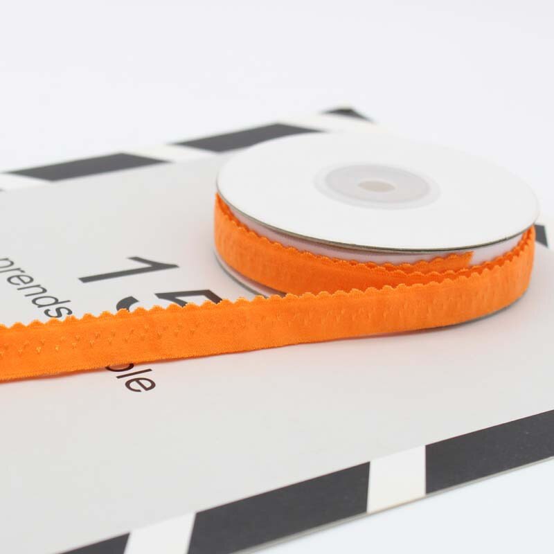 Meetee 22/45m 11mm nylon elastische band voor ondergoed schouderband dubbellaagse rand vouw bh-riem veerbanden diy naaien: Oranje / 45 mm