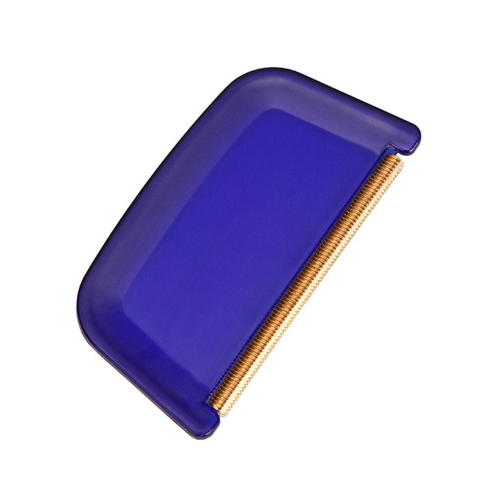 Draagbare Lint Remover Fuzz Stof Scheerapparaat Voor Trui Wollen Jas Kleren Fluff Stof Scheerapparaat Brush Tool Fur Remover: Blauw