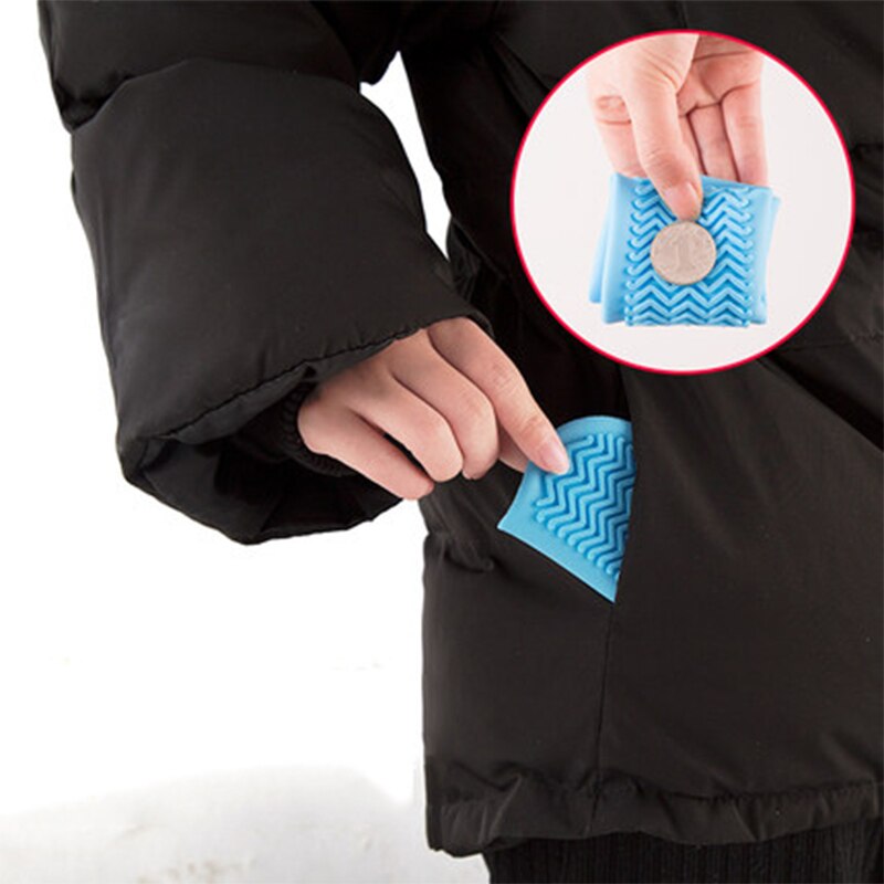 Støvler vanntett skotrekk silikonmateriale unisex sko beskyttere regnstøvler for innendørs utendørs regnværsdager