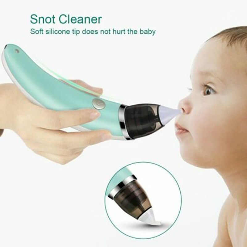 Baby Neuszuiger Elektrische Babysnuiter Pasgeboren Baby Care Sucker Cleaner Sniffling Apparatuur Kid Safe Hygiënisch Neus Aanzuiger