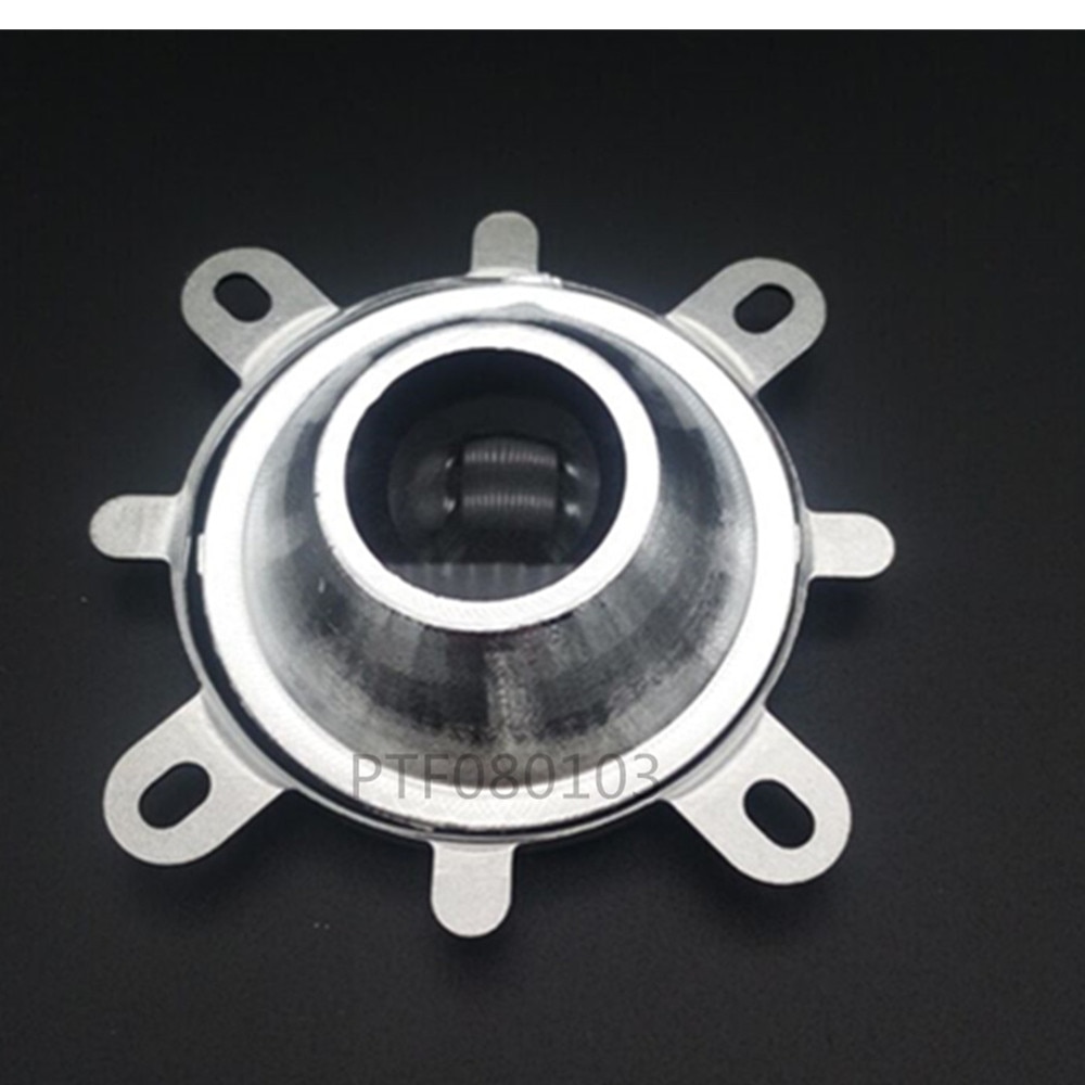 Led haute puissance 10W 20W 30W 50W 100W, lentille 44mm avec réflecteur + support, 1 pièce