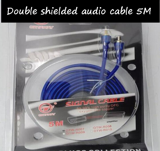 Speaker Wire Home theater 5 m Blue audio subwoofer amplifier connection	Subwoofer Amplifier Cable Audio