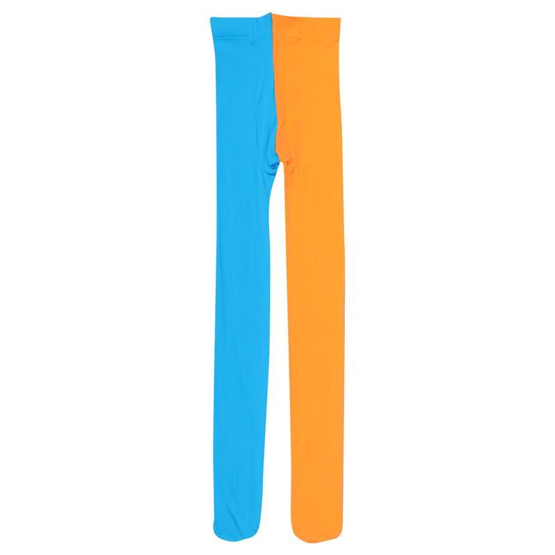 Leggings à double documents AB Splice Stores, taille libre, blanc droit, rose rouge et violet,: YELLOW