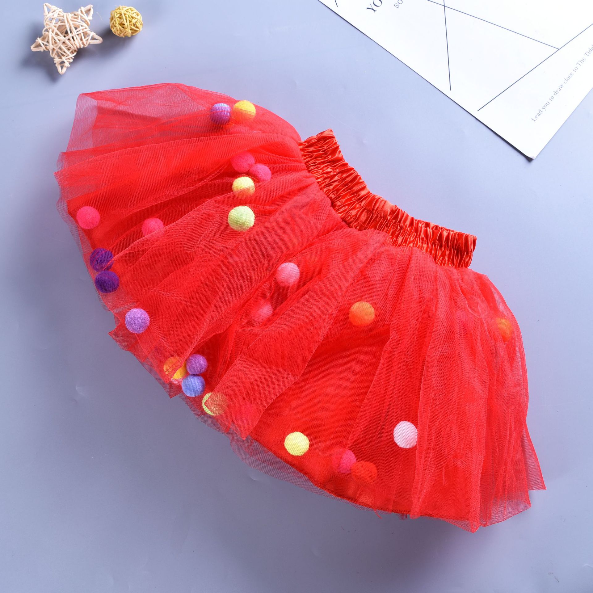 0-4 Year First Birthday Baby Skirt for Girl Infant Party Wear Toddler Summer Kids Clothes Princess Outfit Christening Gown: red