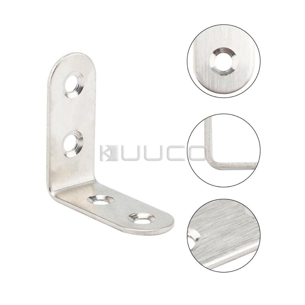 Metalen accessoires/Rvs Hoek Brace Joint/Haakse Beugel/L Vorm Beugel voor schermen/windows /meubels en dus op