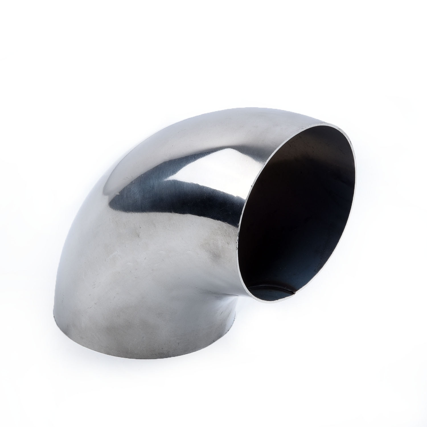 3 76MM 90 DEGREE TIGHT RADIUS MANDREL BEND STAINLESS STEEL EXHAUST PIPE