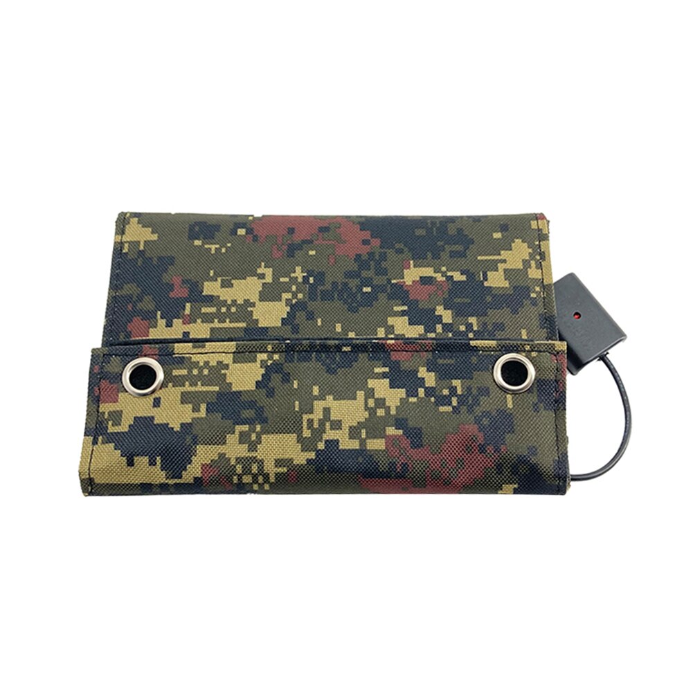 Solar Panel Portable Pack Mobile Power Solar Cells Battery Charger with Carabiner for Smartphone Backpack Outdoor Camping Hiking