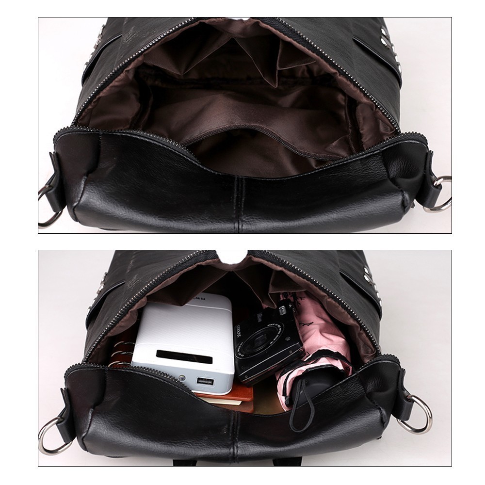 TTOU femmes sac à dos en cuir sacs d'école pour adolescent filles grand sac à dos scolaire Vintage solide sacs à bandoulière