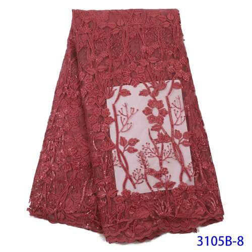 Franske pailletter blondestof kvinder brudekjole afrikansk blondestof blonde afrikansk tyl blondestof  ya3105b-5: Billede 8