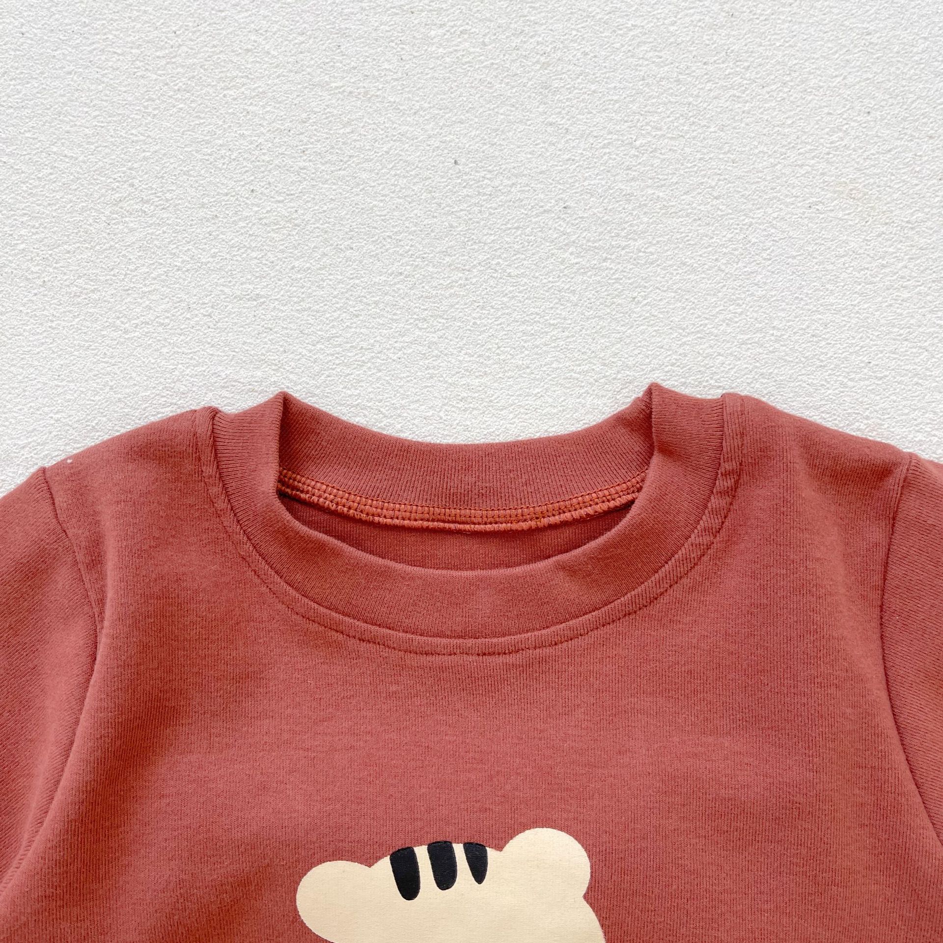 2022 herbst-babybodys für mädchen mit niedlichem bärenmuster, langarm-jumpsuits für jungen, baumwollkleidung für kleinkinder und freundlicher