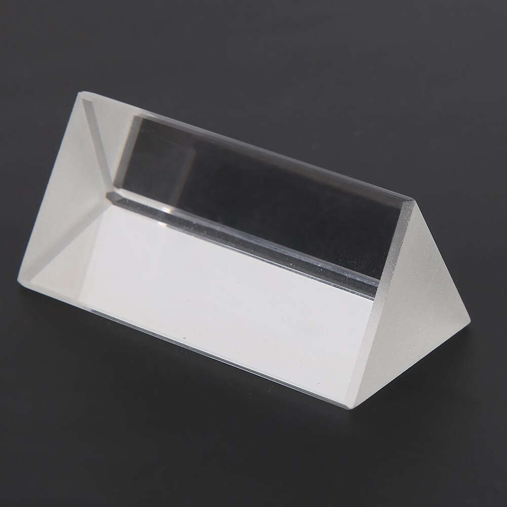Driehoekige Kleur Prisma K9 Optische Glas Haakse Reflecterende Driehoekige Prisma Voor Onderwijs Lichtspectrum