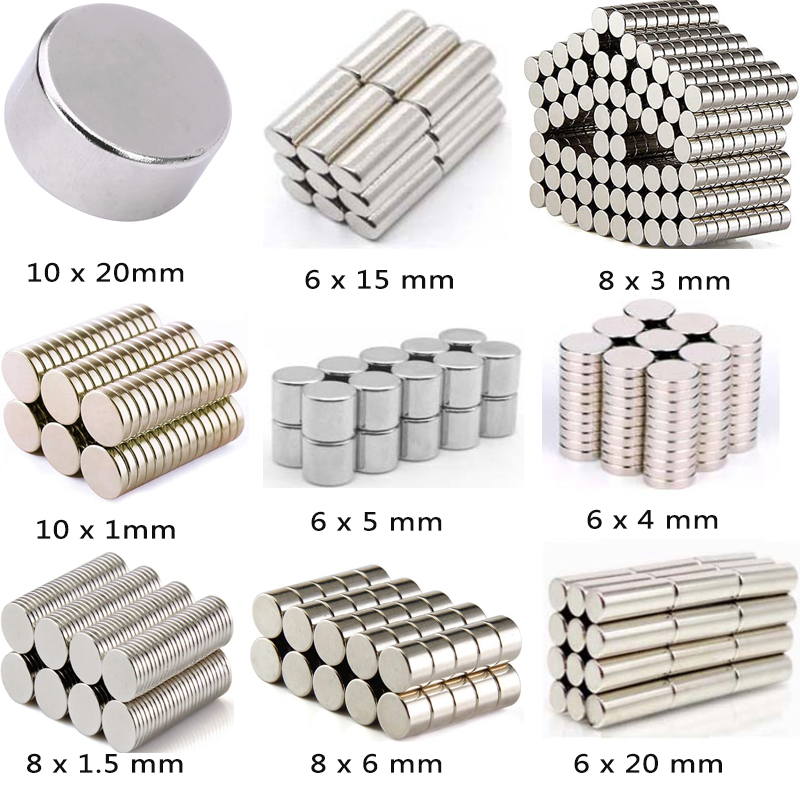 Small Round Neodymium Magnet Rare Earth Strong Powerful Permanent Fridge NdFeB Magnets DISC