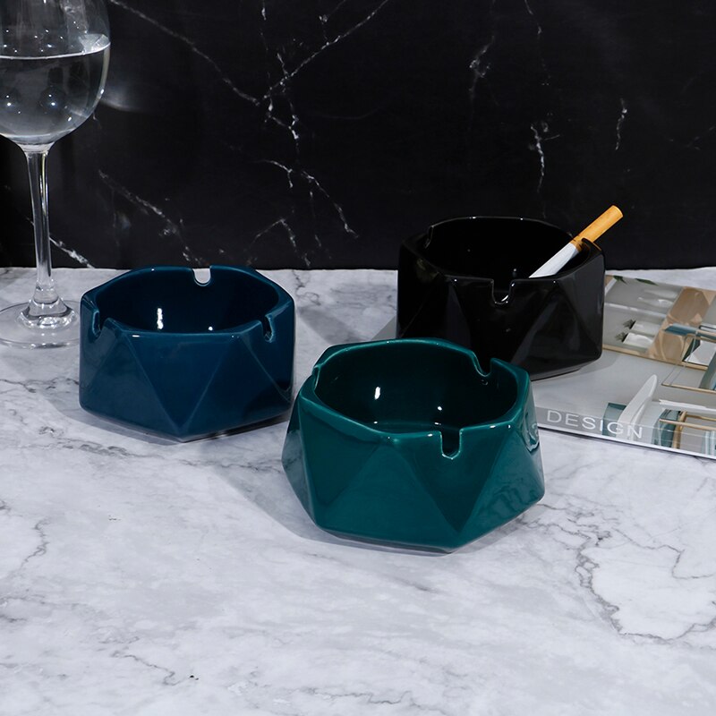 Draagbare Creatieve Asbak Pocket Outdoor Ash Tray Mini Asbak Keramische Asbakken Met Deksels Cadeau Voor Vriendje