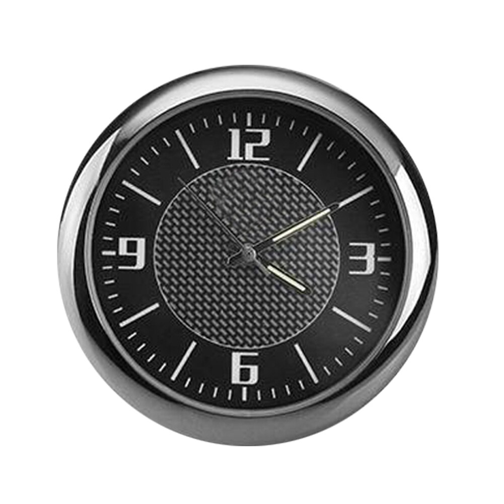 Auto Klok Auto Voertuig Lichtgevende Ronde Quartz Klok Horloge Dashboard Luchtuitlaat Decor