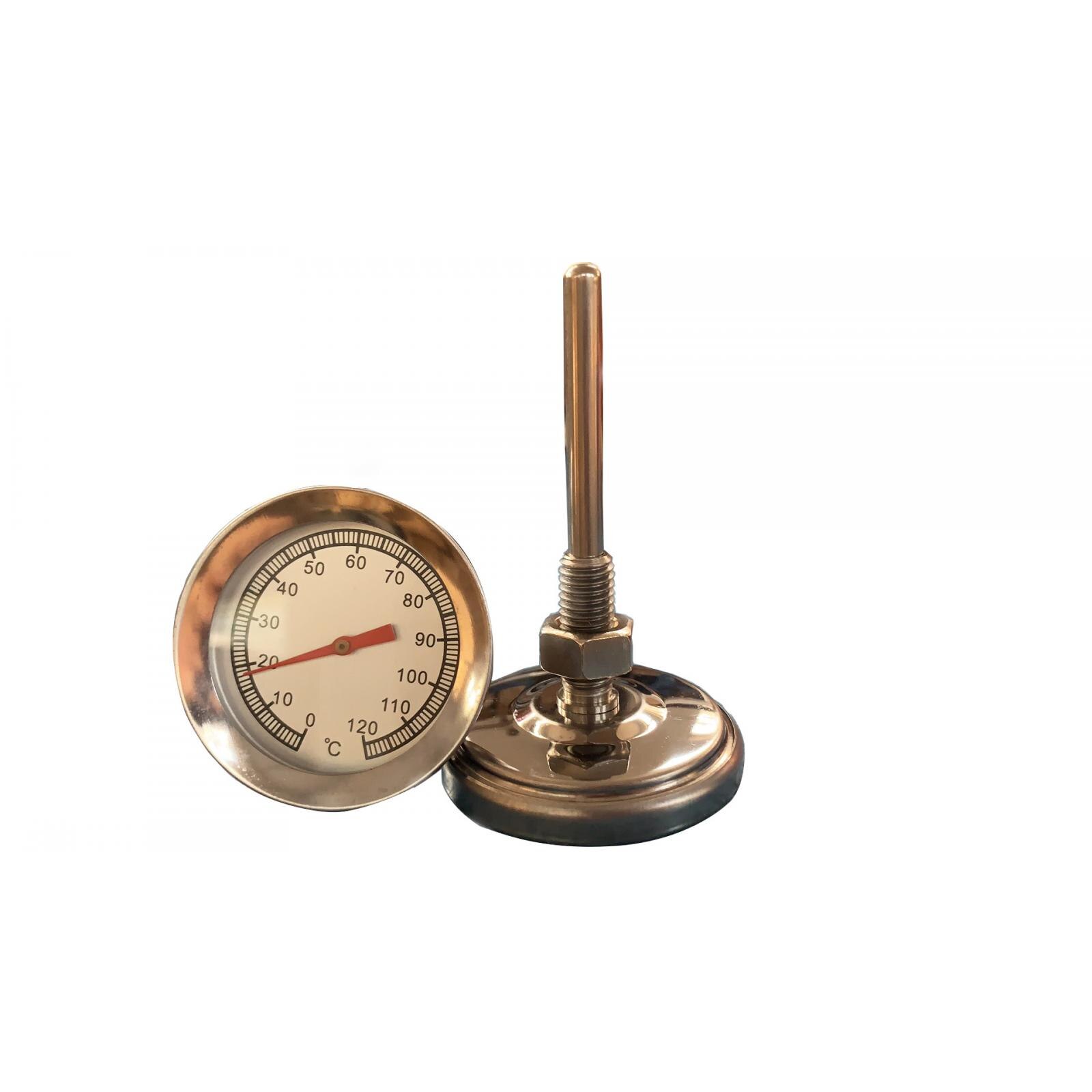 Rostfritt stål grill grill rökare grill termometer temperaturmätare , 0-120 ℃