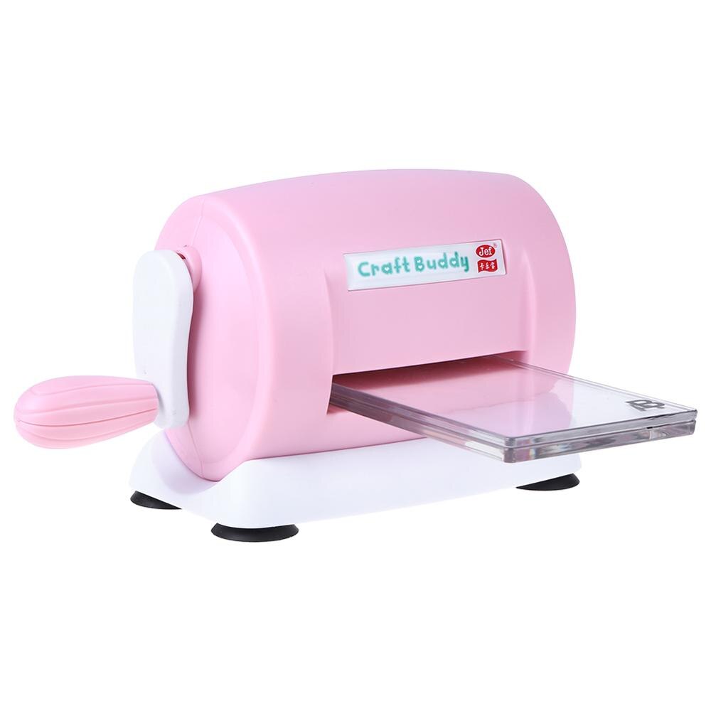 Machine de découpe gaufrage Scrapbooking Machine de découpe tampon de coupe de papier pour la fabrication de cartes découpe outil de fabricant de transport: pink