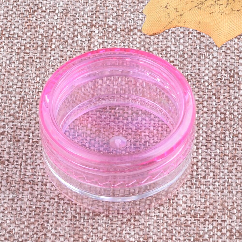 10pcs 3g/5g Empty Plastic Clear Cosmetic Jars Makeup Container Lotion Bottle Vials Face Cream Sample Pots Gel Box Plastic Sample