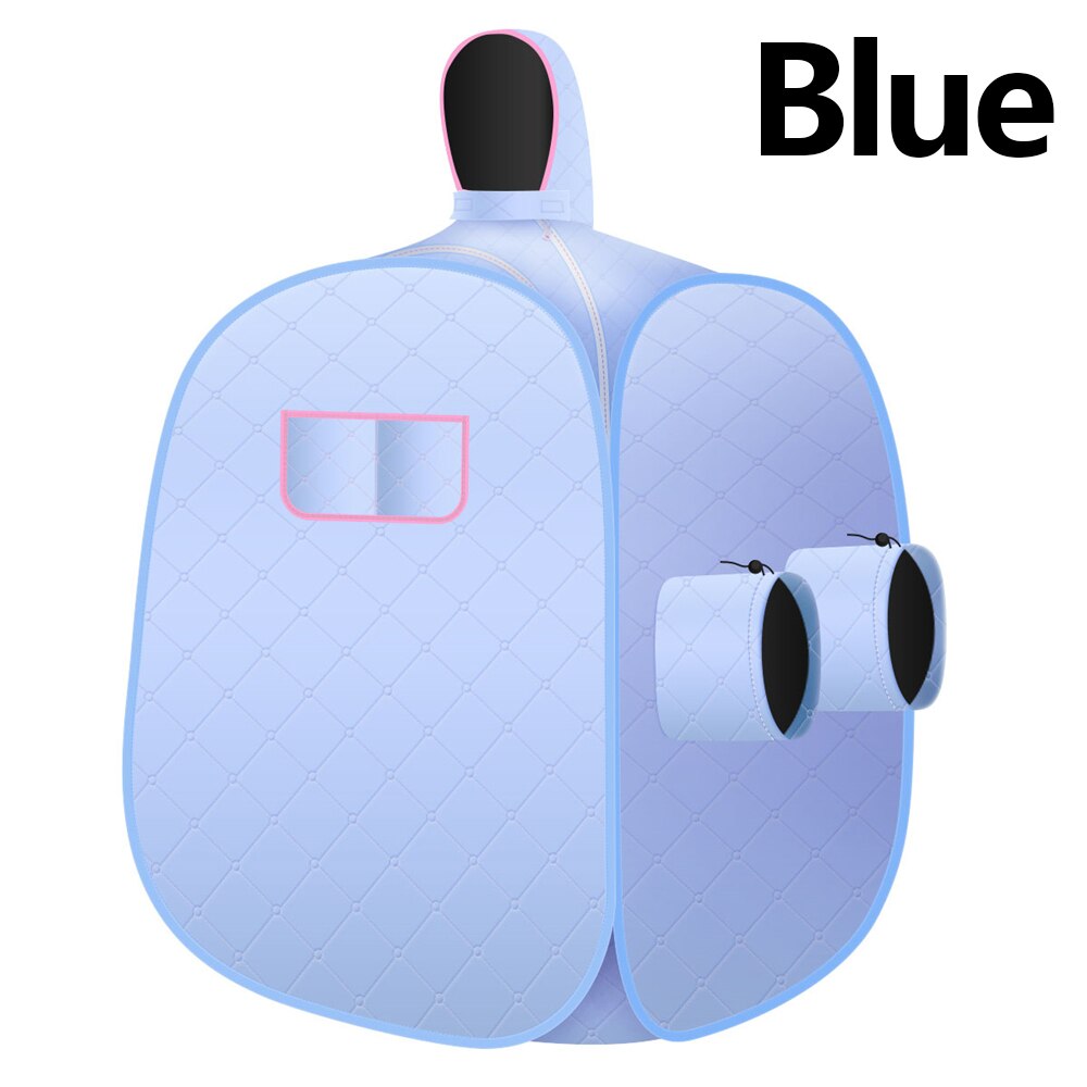 Vouw Sauna Generator Cabine Stoomboot Machine 220V Voor Sauna Spa Groter Tent Draagbare Stoom Bad Afvallen Detox Therapie stoom: Blue