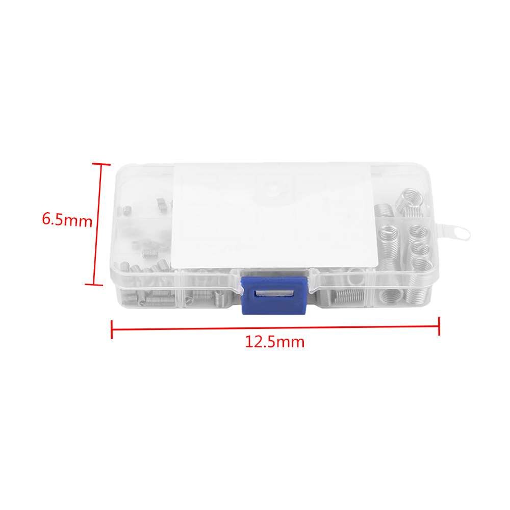 150Pcs Rvs Draad Reparatie Insert Kit M3 M4 M5 M6 M8 Draad Bretels Bus Schroeven Mouw Schroefdraad Schede