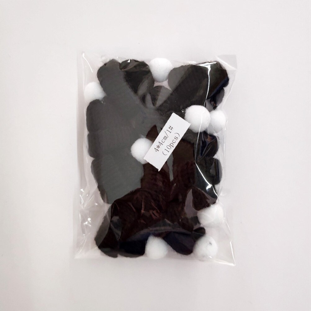 10PCS Knitted Small Christmas Hat Santa Claus Christmas Hats Headdress Party Favors DIY Accessories (Red)